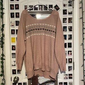 TORRID coquette sweater off the shoulder